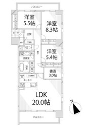 キャッスルコート飾磨の物件間取画像